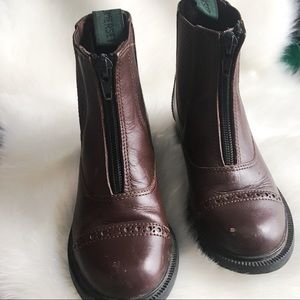 SOMERSET English Riding Boots Zip Paddock Y 11